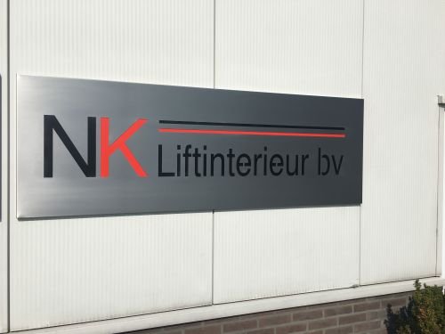 naambord NK Liftinterieur bv